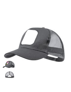 Gorra trucker de algodón y poliéster personalizada