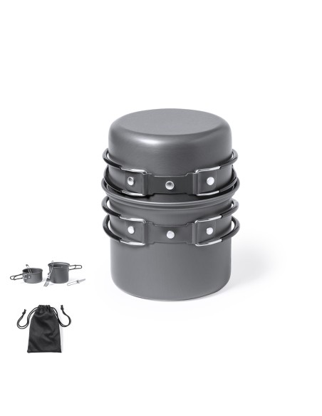 Set de Menaje para Camping en Funda RPET | Goodie