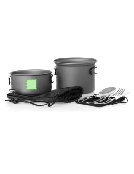 Set de Menaje para Camping en Funda RPET | Goodie