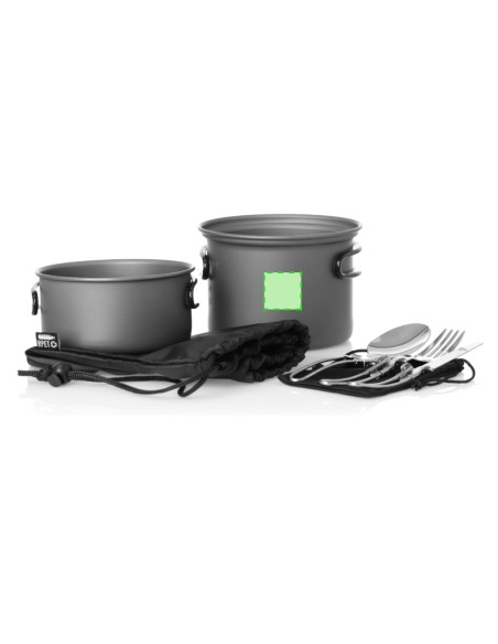 Set de Menaje para Camping en Funda RPET | Goodie