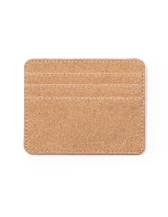 Tarjetero de corcho natural con protección RFID personalizado
