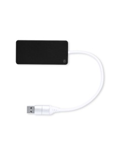Hub USB de Aluminio Reciclado con Puerto Tipo C | Goodie