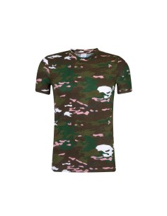 Camiseta Unisex de Algodón con Estampado Camuflaje | Goodie