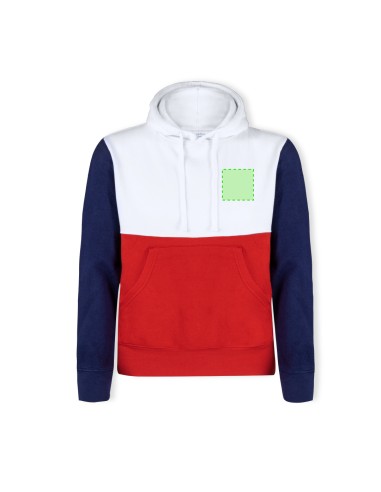 Sudadera Unisex Tricolor con Capucha | Goodie