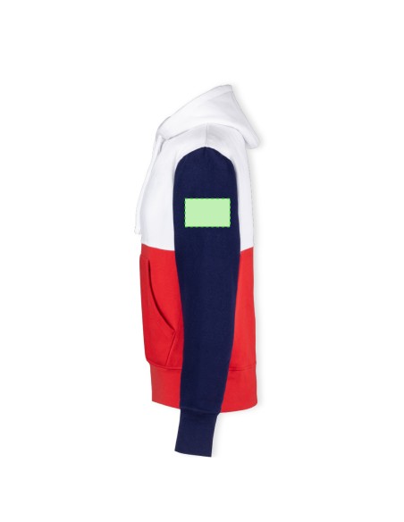 Sudadera Unisex Tricolor con Capucha | Goodie