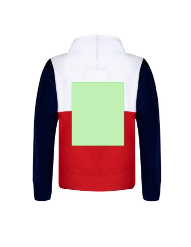 Sudadera Unisex Tricolor con Capucha | Goodie