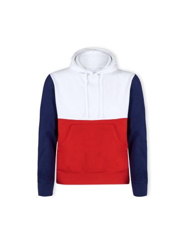 Sudadera Unisex Tricolor con Capucha | Goodie