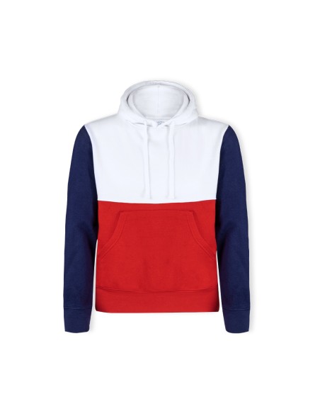 Sudadera Unisex Tricolor con Capucha | Goodie
