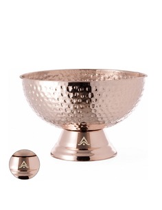 Champanera de acero inoxidable con recubrimiento de cobre personalizada