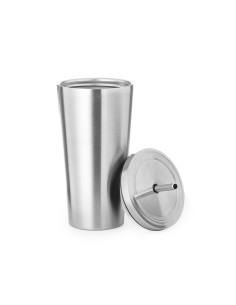 Vaso Térmico de Acero Inoxidable con Pajita a Juego | Goodie