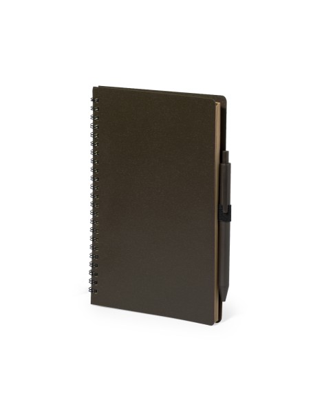 Set de Libreta y Bolígrafo de Fibra de Café | Goodie
