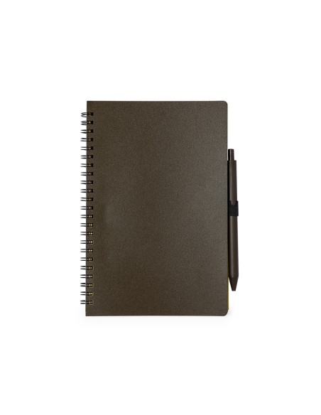 Set de Libreta y Bolígrafo de Fibra de Café | Goodie