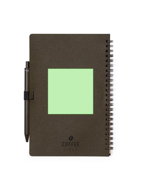 Set de Libreta y Bolígrafo de Fibra de Café | Goodie
