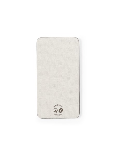 Batería Externa de 5.000 mAh en Fibra de Café con Algodón Reciclado | Goodie