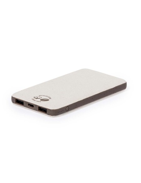 Batería Externa de 5.000 mAh en Fibra de Café con Algodón Reciclado | Goodie