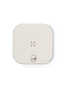 Cargador Inalámbrico de 15W en Fibra de Café y Algodón Reciclado | Goodie