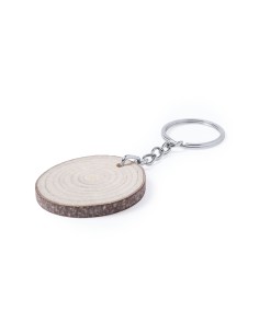 Llavero de Madera de Haya en Diseño Ovalado o Redondeado | Goodie