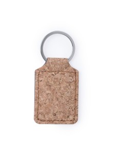 Llavero de Corcho Natural en Diseño Rectangular o Redondeado | Goodie
