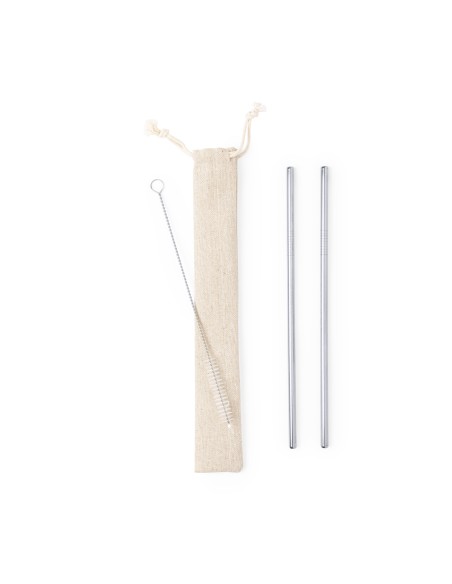 Set Pajitas Personalizado Ecológico 86282