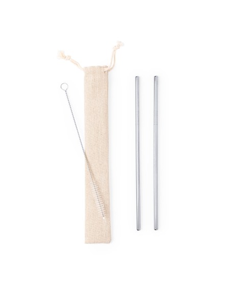 Set Pajitas Personalizado Ecológico 86282