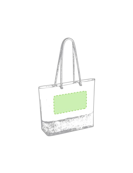 Bolsa de Yute y Algodón con Asas Largas de 90 cm | Goodie