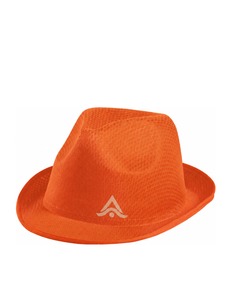Sombrero trilby de poliéster personalizado en color liso