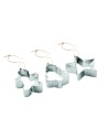 Juego de 3 Moldes para Galletas de Acero Inoxidable Personalizado 7CX1483 - Imagen 2