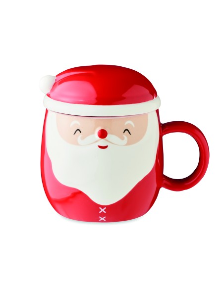 Taza cerámica con tapa 370 ml 7CX1492