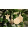 Adornos navideños de madera Personalizado 7CX1495 - Imagen 5