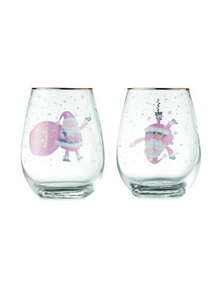 Set de 2 vasos de Navidad 7CX1501