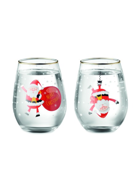 Set de 2 vasos de Navidad 7CX1501