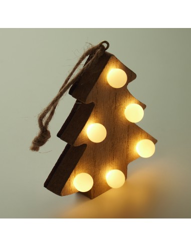 Árbol de madera con luces 7CX1530
