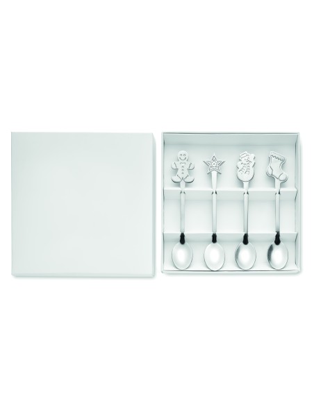 Set  4 cucharas de té navideñas 7CX1533