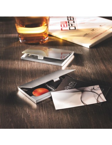 Tarjetero cromado 7KC2206