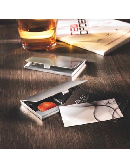 Tarjetero cromado 7KC2206