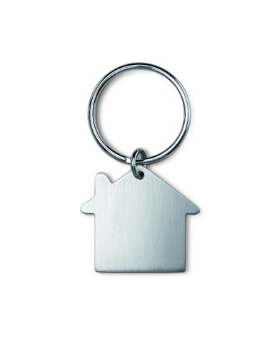 Llavero metálico forma de casa 7KC6589