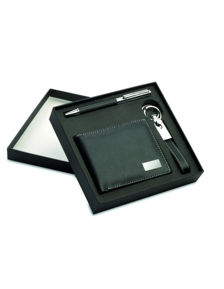 Bolígrafo, llavero y cartera 7KC7109