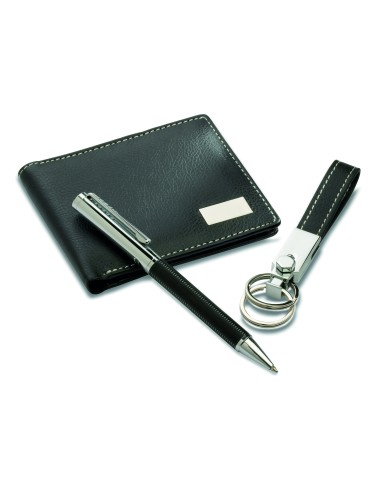 Bolígrafo, llavero y cartera 7KC7109