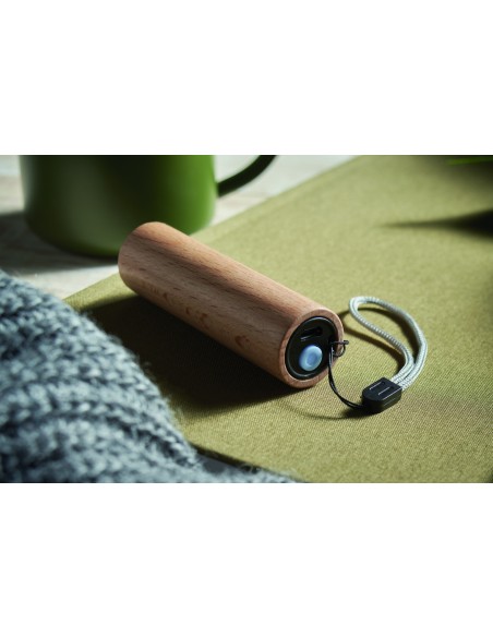 Linterna recargable madera 5W 7MO2137