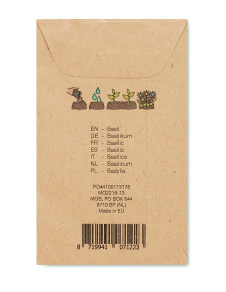 Sobre con semillas albahaca 7MO2216