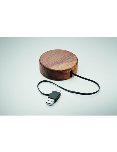 Cargador inalámbrico madera 7MO2220