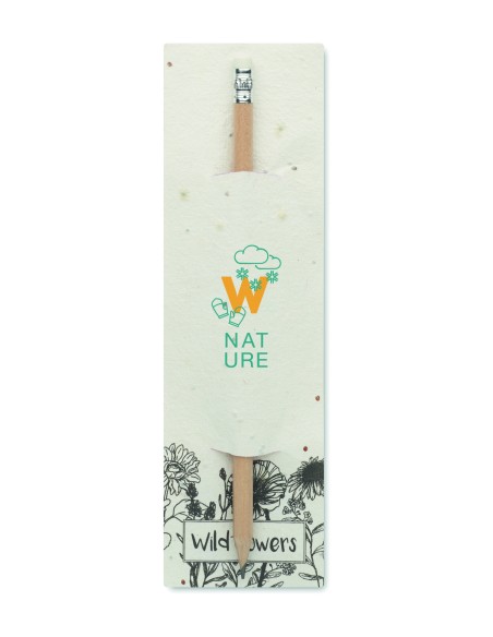 Lápiz madera envase semillas 7MO2257