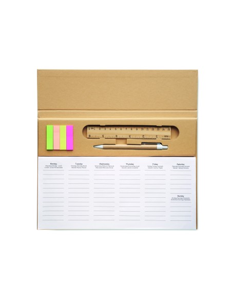 Planificador semanal de mesa 7MO2289