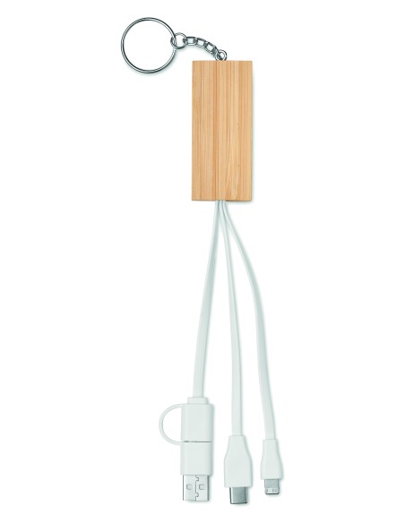 Llavero y soporte de bambú 7MO2295