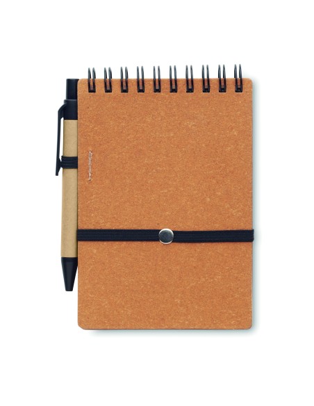 Libreta reciclada con bolígrafo 7MO2481