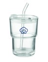 Vaso de cristal con pajita 400m Personalizado 7MO2502 - Imagen 5