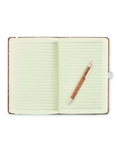 Set libreta bolígrafo corcho 7MO6202