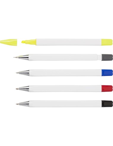 Set de Escritura de ABS con 3 Bolígrafos y Portaminas | Goodie