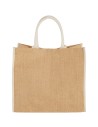 Bolsa Tote de yute con bordes contrastados Personalizado 6120182 - Imagen 2