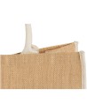 Bolsa Tote de yute con bordes contrastados Personalizado 6120182 - Imagen 4